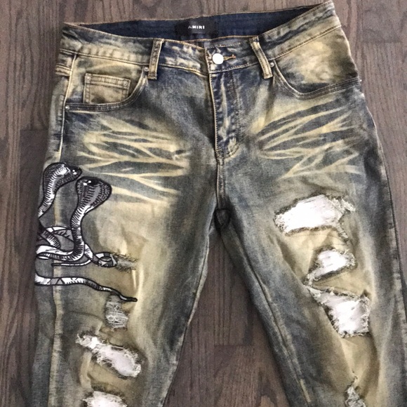 Men’s amiri jeans in good condition - Picture 3 of 7